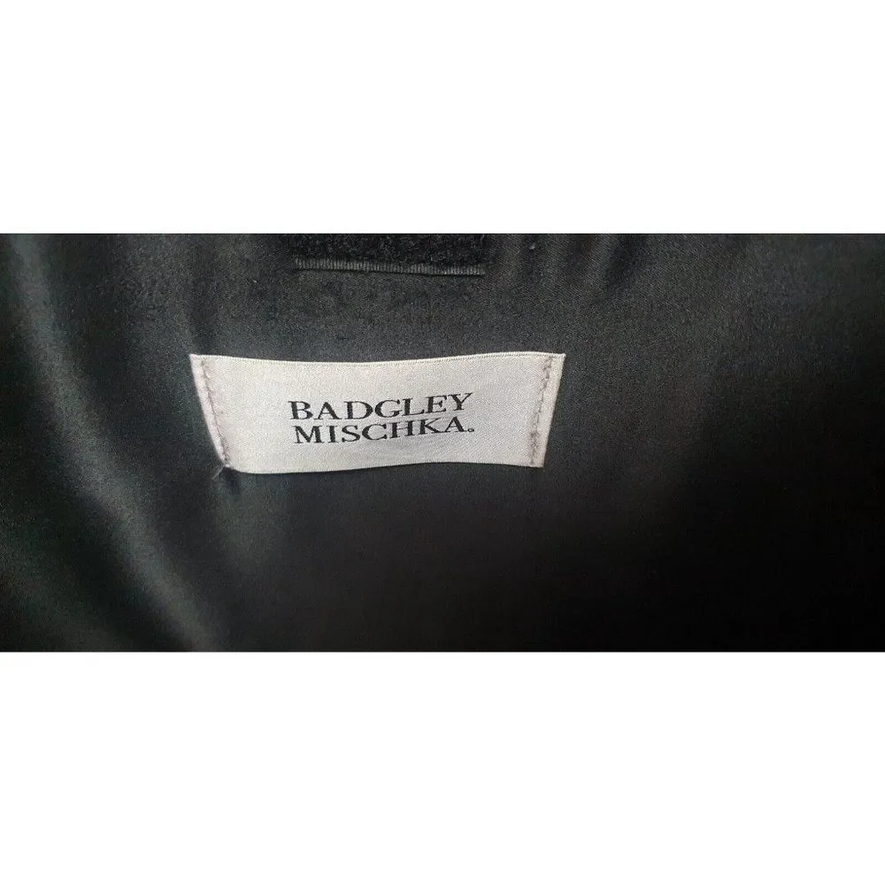 Badgley Mischka Debossed Handle Bag